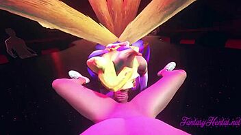 Hentai League of Legends: Ahri Star Guardian in 3D Porn