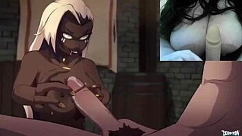 Femdom demon girl in The Cursed Prince: HBO style content