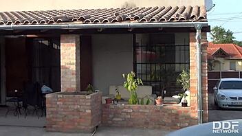 Super hot French teen Anna Siline devours thick cock in steamy debut tape.