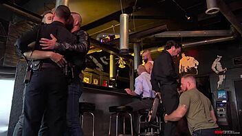 Cops Raid Bar For Monster Cock Orgy! Part 1
