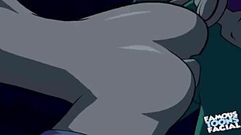 i love watching starfire and robin in doggystyle