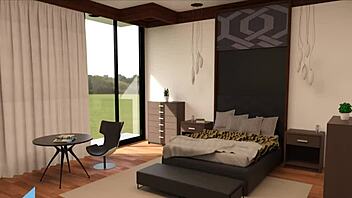 Young amateur teen with big juicy boobs and ass enjoys anal sucking with MILF