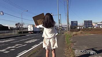 zero cash, tiny tits hitchhiking adventure 1