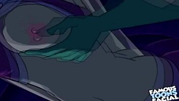 i love watching starfire and robin in doggystyle