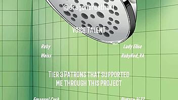 workout ruby feels intense pleasure in showers.