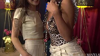 Tanned Milf And Her Bf Entice Teen Into Kinky Anal Ffm Threesome