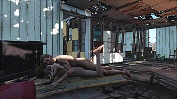 Oh Wow, Brunette Gets Fucked in Fallout 4 Sanctuary!