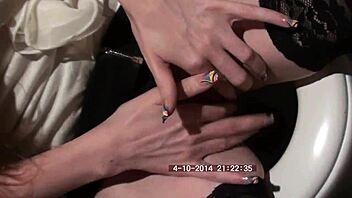 Sexy secretary Vicki Peach banged before licking bossy Michelle Moist