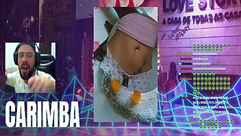 Peachy Blondie Hints At Rough Massage Leading To Orgasm