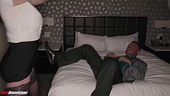 Can Big Tit Manager Alyx Star Handle The Boss's Huge Cock In Her Mouth?