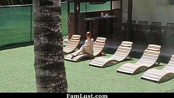 Pervert Stepbrother Begs Stepsis for Help with His Hard Cock