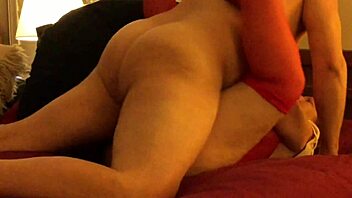 Granny's Christmas orgasms on November 12, 2017, part 3, with licking and missionary.