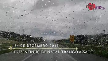 cristina almeida gets creampied in parking lot