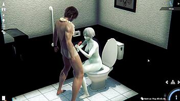 asian amateurs in casual vietnamese scene.