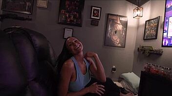 caught jerking by friend’s hot mom, alyssia vera shocks me again