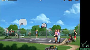 Sultry Goth babes Eve and Roxxy in SummertimeSaga episode 58