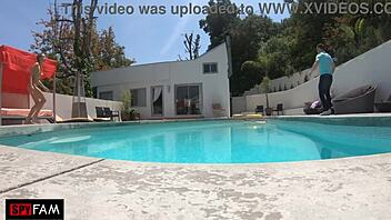 Stepsis Caught With New Toy Shoves Stepbro's Monster Cock In Mouth To Shut Him Up