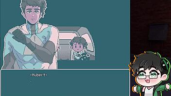 Russian twink roommates in yaoi game 😍🏫