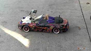 Milf amateur couple has outdoor sex in doggystyle