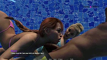 Is Mark Playing Pool Games with Stepsister in Dorm?