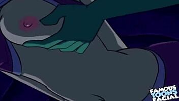 i love watching starfire and robin in doggystyle