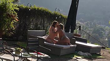 Step Sisters Bff Dared Her To Suck My Cock After I Caught Them Fucking Chloe Foxxe X Addison Vodka