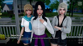 Blonde and redhead play steamy game in My Bully Is My Lover