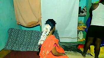 indian housewife fucks in bathroom with monster cock