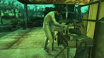 Oh Wow, Brunette Gets Fucked in Fallout 4 Sanctuary!