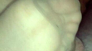I gave a homemade footjob using different nylons, pantyhose, and stockings.