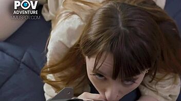 Sexy Brunette Teacher Sucks And Fucks Student In Real POV Adventure!