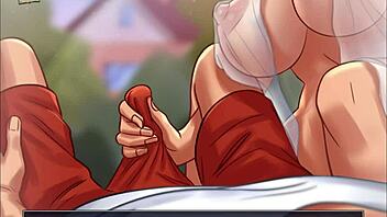 Summertime Saga 43 unfolds wild anime action with big monster cocks