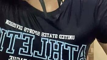 Young girl fucks best friend in bathroom wet pussy action