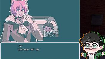 Russian twink roommates in yaoi game 😍🏫