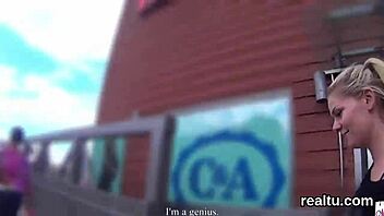 Stunning czech teen teased in shop then shagged pov 😉