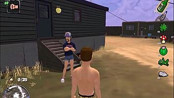 A whore and a wife in Bonetown on holiday in this adult video game based series