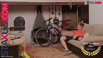 Staxus Ride Me Hard features two cute cyclists