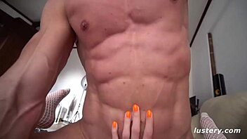 Blonde couple mia and den submit to monster cock in fishnets.