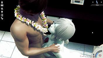 asian amateurs in casual vietnamese scene.