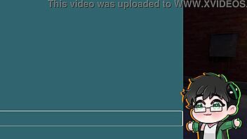 Russian twink roommates in yaoi game 😍🏫