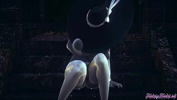 Resident Evil Hentai 3D - Lady Dimitresku Fingers And Squirts In A Raining Day