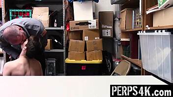 punish me, security guard? bareback my ass in office