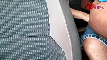 cristina almeida gets creampied in parking lot