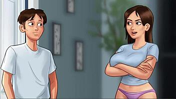 Summertime Saga 43 unfolds wild anime action with big monster cocks