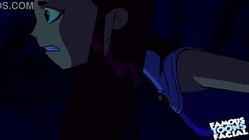 i love watching starfire and robin in doggystyle