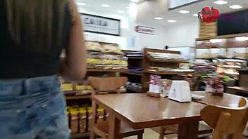 cristina almeida gets creampied in parking lot