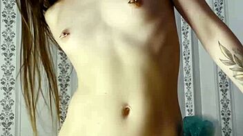 Ki-sim rides massive cock cowgirl style with wild energy.