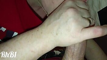 Closeup Redhead Blowjob Ends With Hot Cum Spill