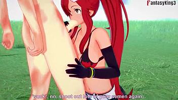 yoko littner having sex in tengen toppa gurren lagann pov