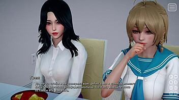 Blonde and redhead play steamy game in My Bully Is My Lover